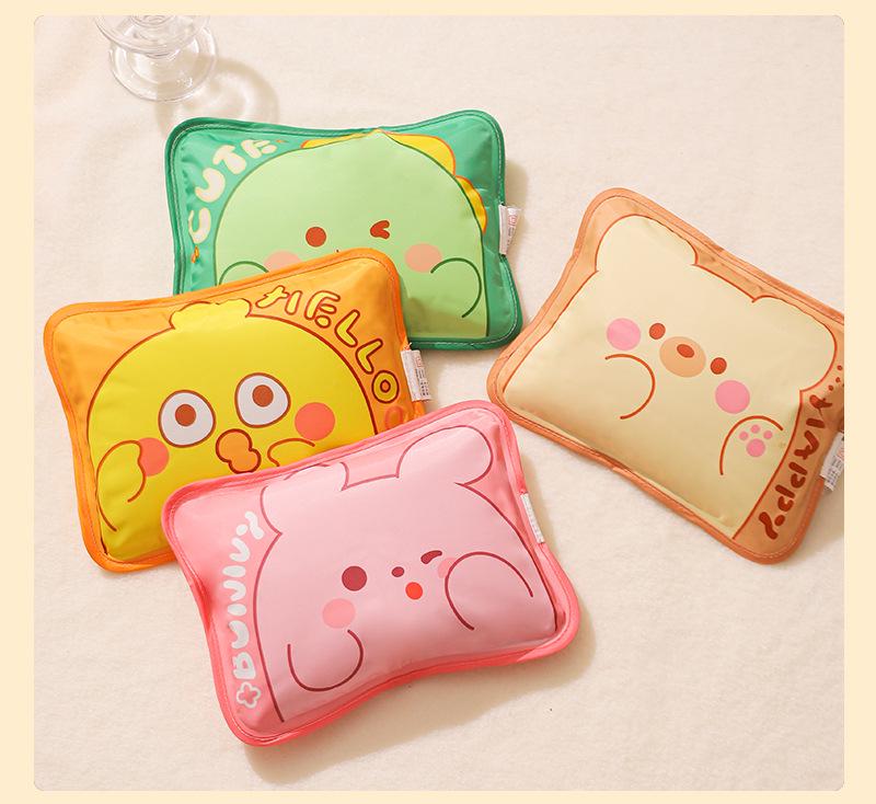 Cute Cartoon Explosion-Proof Hand Warmer Hot Water Bag - Safe and Cozy Winter Gift
