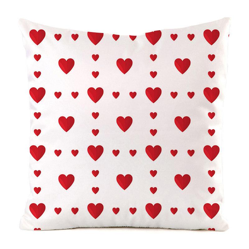 Nordic Geometric Spot Pattern Digital Printing Short Plush Pillow Covers For Car Sofa Office Cushion Cover Home Goods