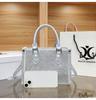 Gradient Rhinestone Tote Bag - Women's High-End, Large Capacity, Diamond-Studded Shoulder Handbag