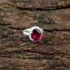 Pink Rubellite Gemstone 925 Sterling Silver Jewelry Handmade Ring For Women Gift RR-28-10
