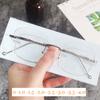 Frameless Square Minus Glasses For Women Men Luxury Korean Style Shortsighted Eyeglasses Optical Spectacle Eyewear Diopter