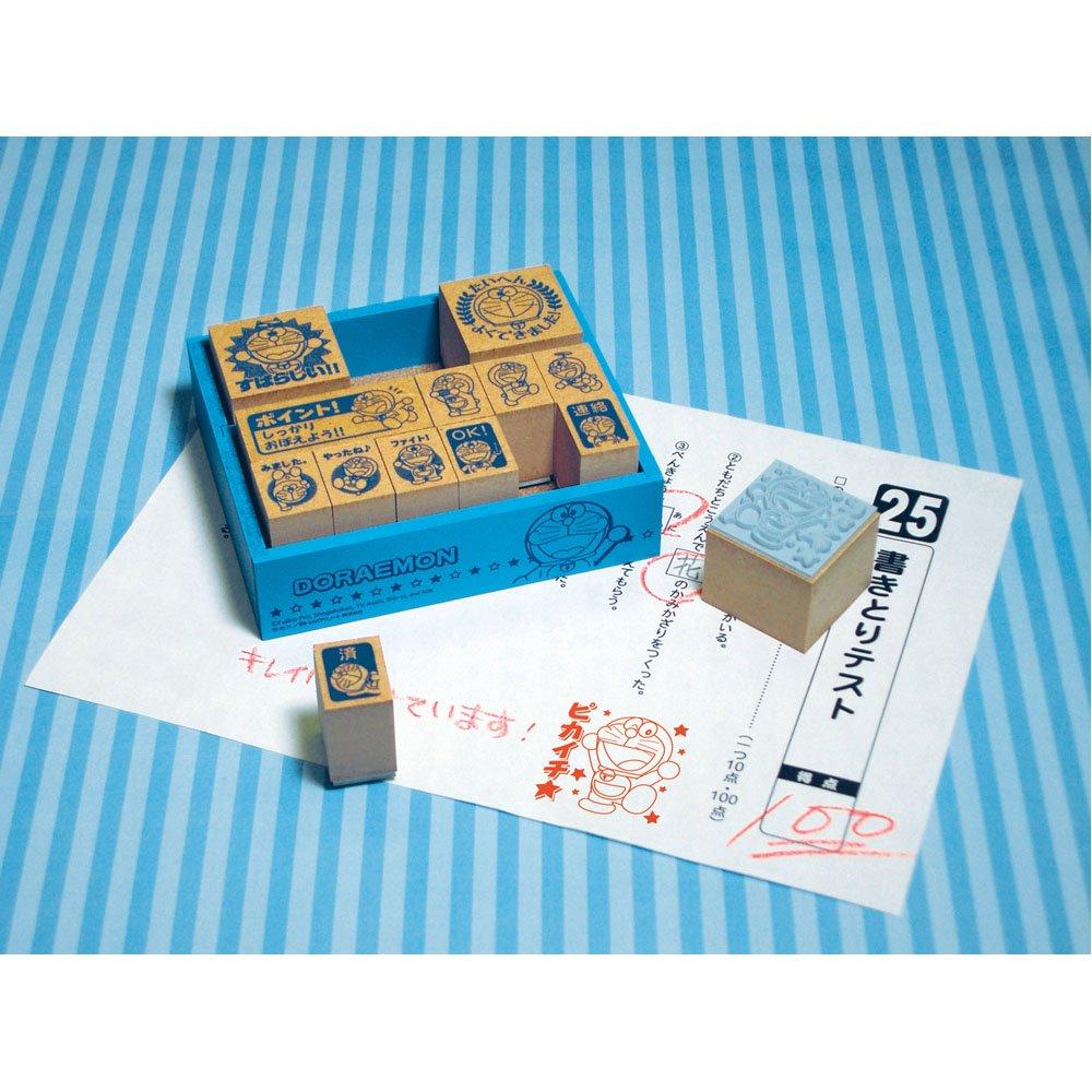 Showa Note Doraemon Wooden Reward Stamp SDH-034