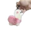 Alpaca Pendant Plush Doll Keychain - Cute Christmas Ornament & Claw Machine Toy