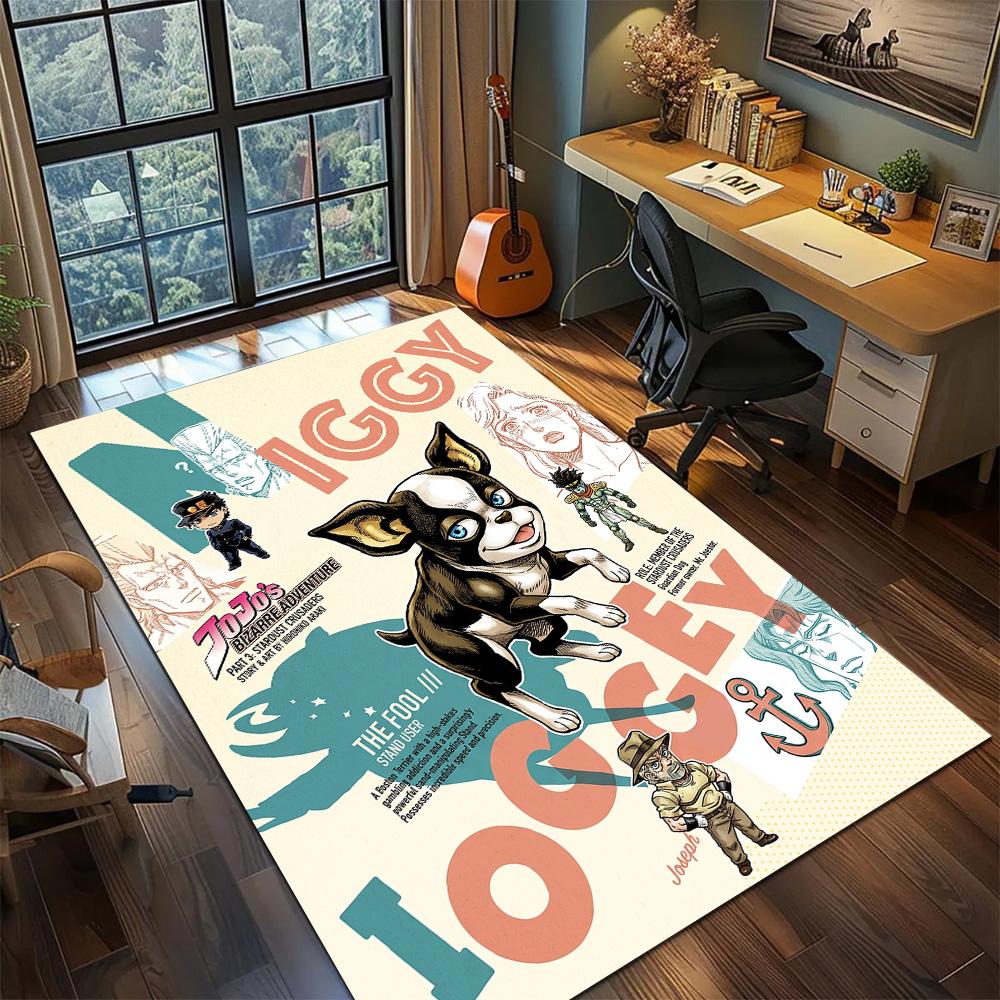 JoJo's Bizarre Adventure Teppich Bodenmatte Große Fläche Waschbar Rutschfest Gamer Schlafzimmer Wohnzimmer Dekor YUN6512