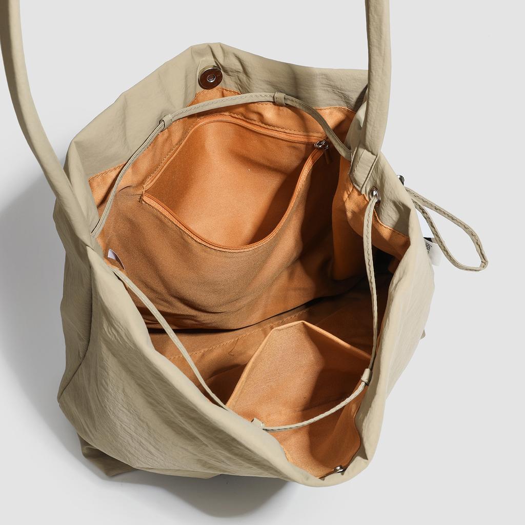 Korean Style Bucket Bag Large Capacity Tote Bag Shoulder Bag for Women