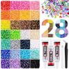 40-Color Resin Nail Art Rhinestone Set: DIY Flat-Back Decorations