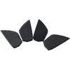 Auto Parts 4Pcs/Set Car Inner Door Handle Bowl Cover Trim Sticker Real Carbon Fiber for Honda Civic 10th 2016 2017 2018 2019 2020 2021
