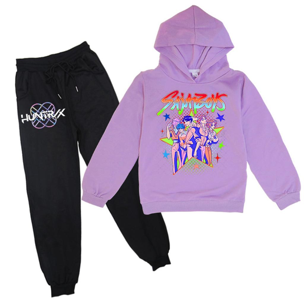 Chlapci Dívčí tepláky Oblečení Mikina s kapucí Tepláky na jogging Tepláky Set Módní outfit