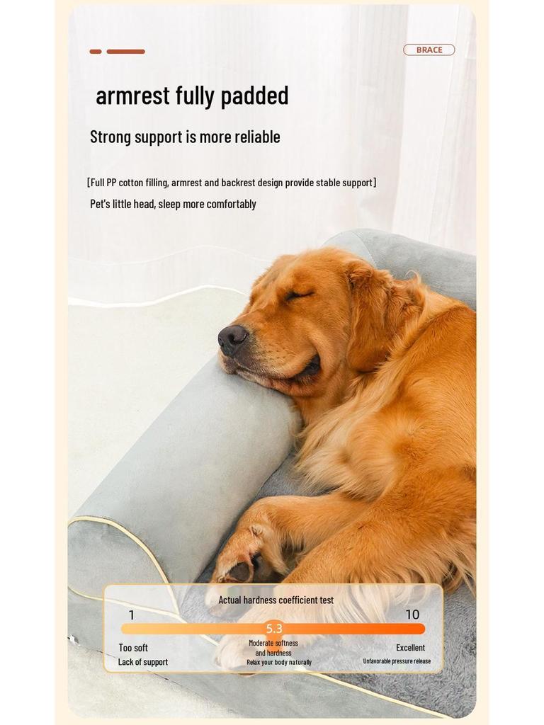 All-Season Doghouse Sponge Bed: Cool in Summer, Warm in Winter