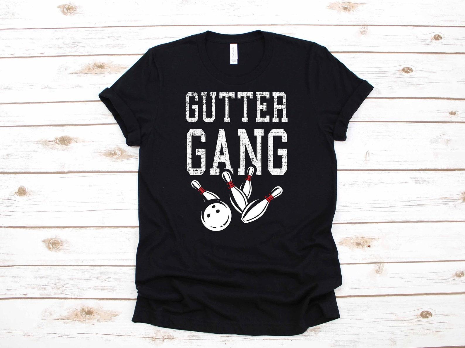 Gutter Gang Bowling League Team Apparel Funny Matching Bowler Gift | T-Shirt |T-shirt | T-shirt | T-shirt | Tank Top S