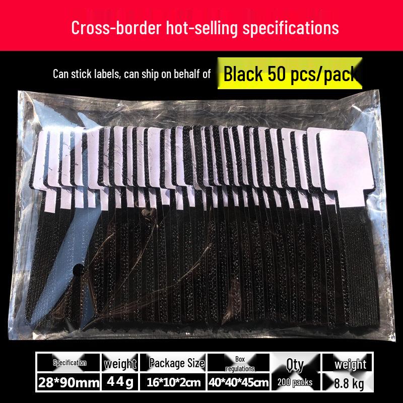 Self-Adhesive Velcro Zip Ties for Cable Management and Power Cord Organization