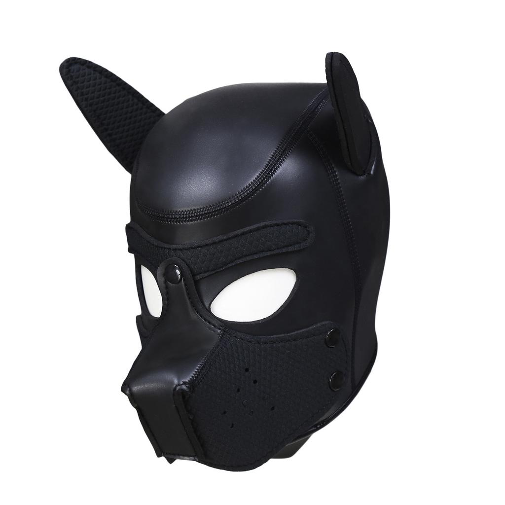 BDSM Sex Mask Hračky pro dospělé Fetiš Sex Toys Slave Headgearleather Pes Head Masked Cosplay