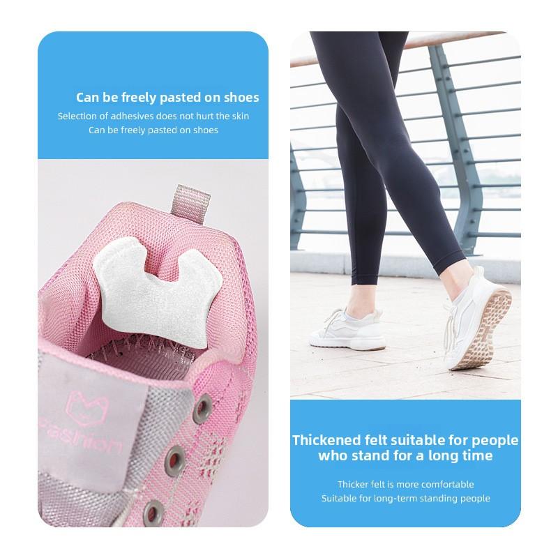 Felt Care Set High Heels Soft Anti-wear Forefoot Half Size Pad Callus Blisters Anti-wear Corns Sticker Heel Sticker