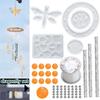 6 Stili Campanelli Eolici Stampo in Resina Epossidica per Ornamento Fai da Te