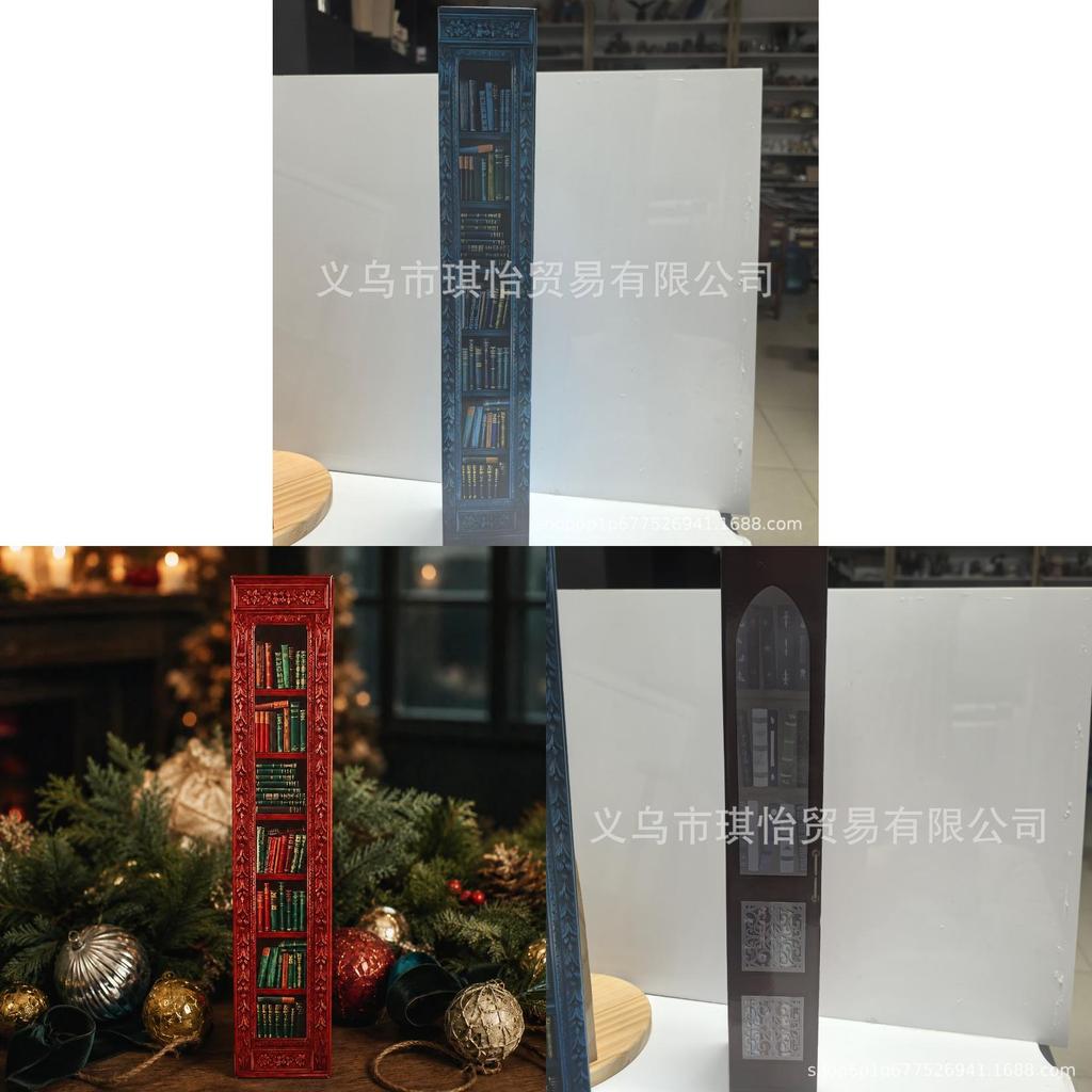 Modern Minimalist Geometric Paper Book Ornament For Christmas Gift Decor