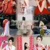 Wedding Photo Props Set: Creative Xi Character Lanterns & Bride/Bridesmaid Morning Robes