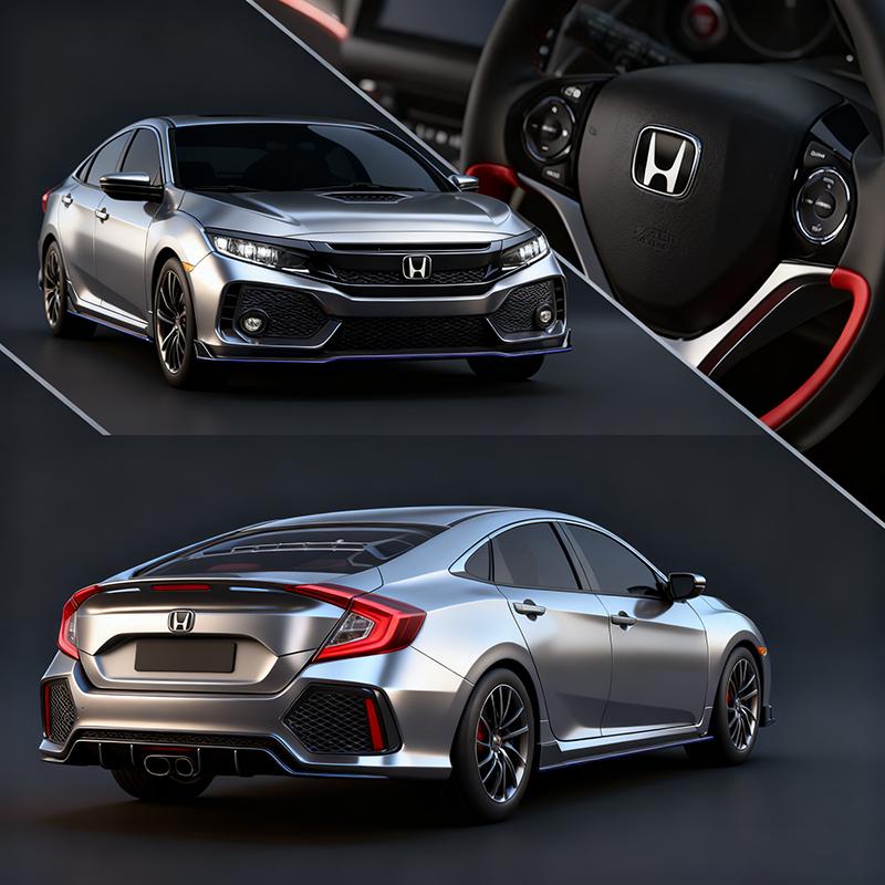 Honda Car H-Sticker Auto Front Grille Trunk Modification Accessory For Honda Accord Civic 8th 9th 9.5th 10th 11th Generation Fit OG5