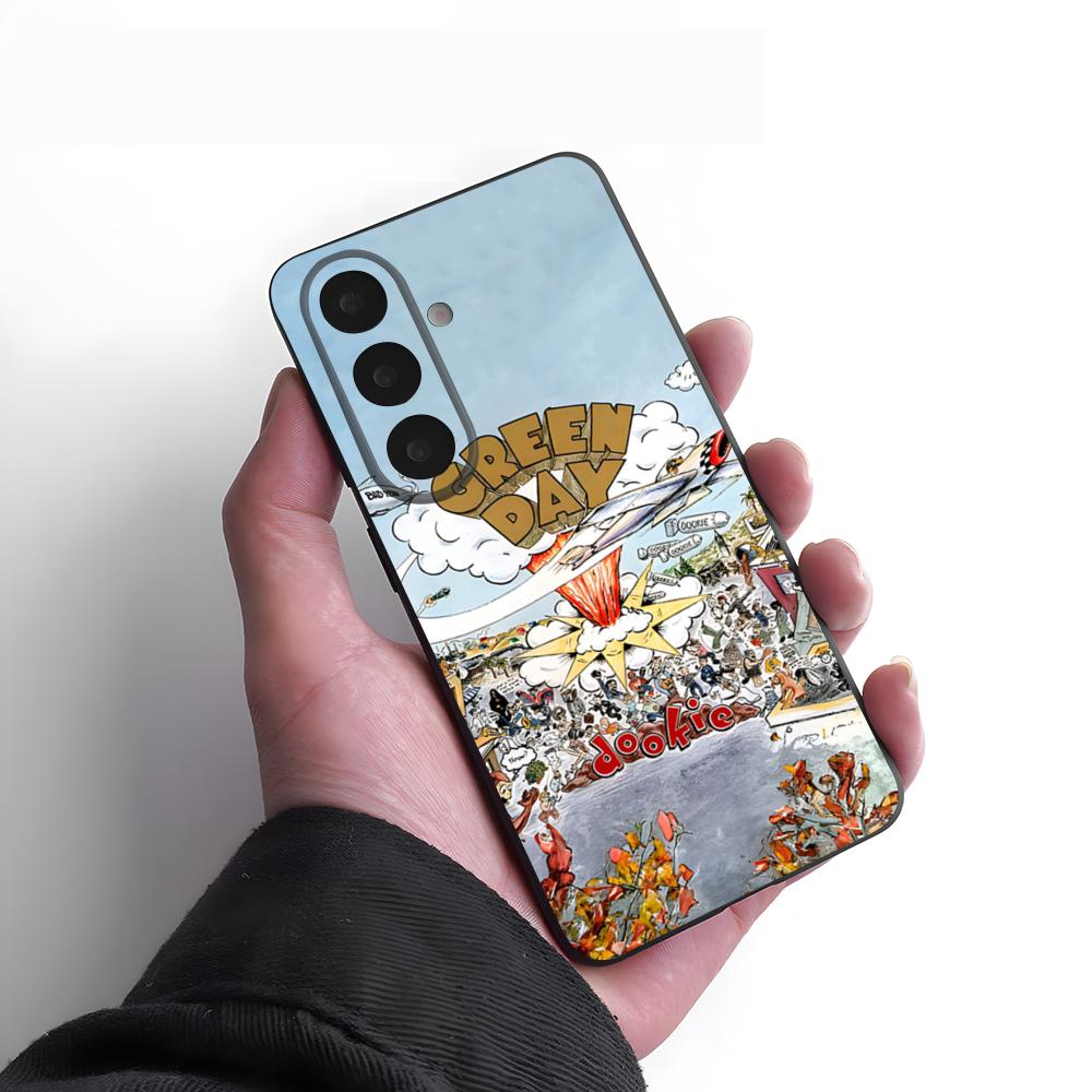 Band Green Day Phone Case For Samsung A25 A13 A33 5G A54 A36 A35 A56 A52 A14 Shockproof Soft Cover