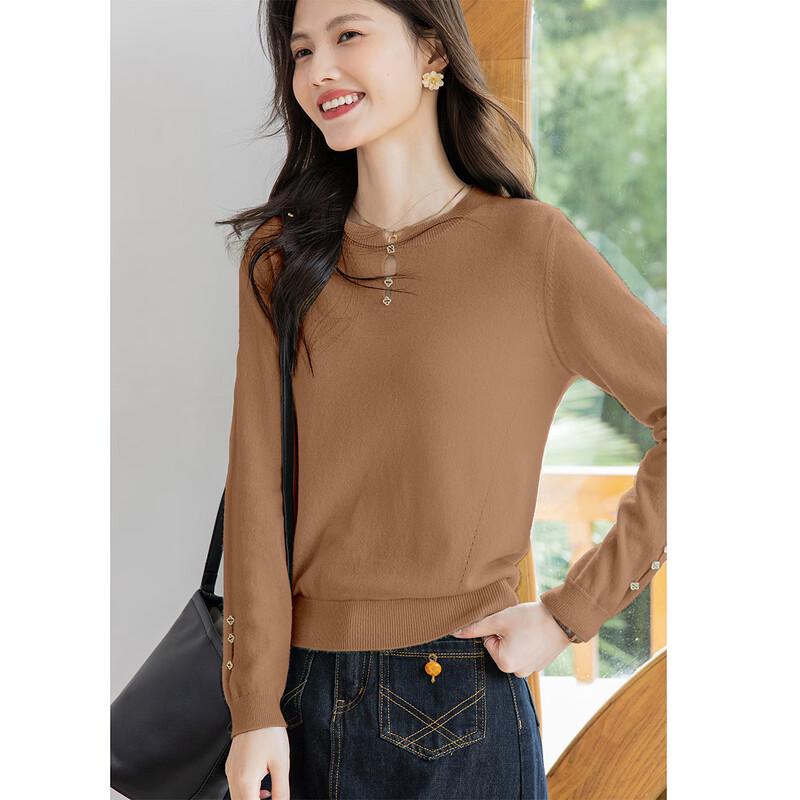 Mokana Women's Long Sleeve Cashmere Sweater