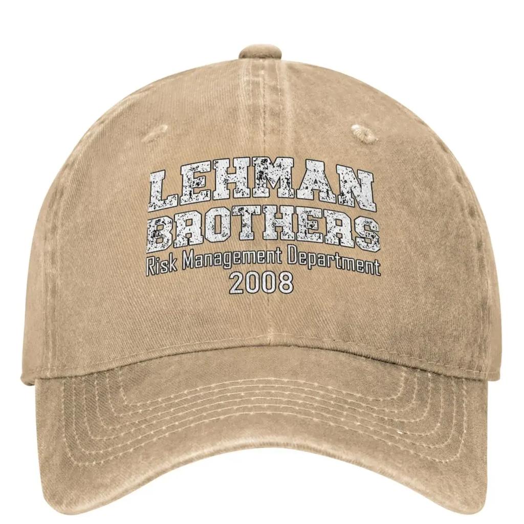 2026 Lehman Brothers Casual Baseball Cap Spring Risk Management Department 2008 Trucker Hat Sun Visor Outdoor Sports Hip Hop Hat