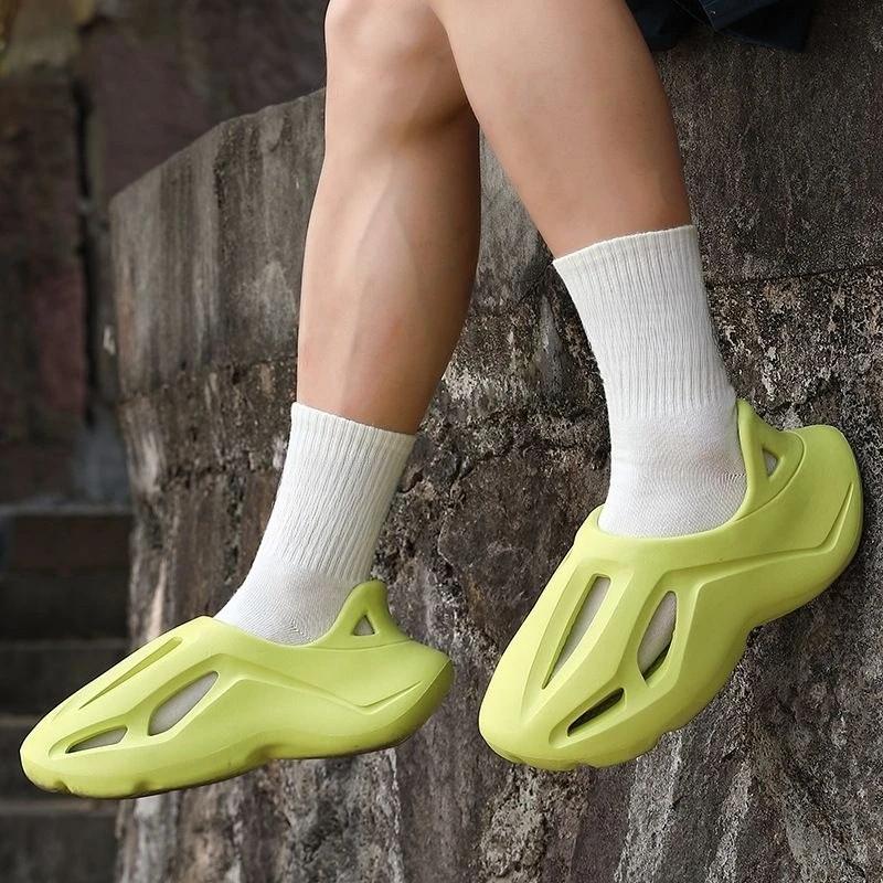 Fashion Hollowing Male Shoe Couple Color Summer 2025 Number 41 Wholesale Clearance Sale Big Size New Fashion Luxury H Eva Men's Sandal