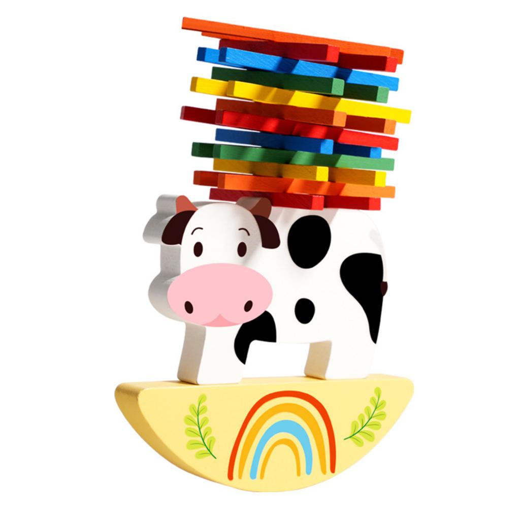 Wooden Balance Beam Toy To Train Children's Hand Eye Coordination And Concentration, Give Children Birthday And Christmas Gifts