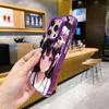 Hyouka Chitanda Purple Translucent Mobile Phone Case for iPhone 17 16 15 14 13 12 11 X XR XS Air Pro Max Plus Colorful Cover