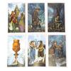 Terra Volatile Deluxe Silber Tarot Geschenkset mit lasergeprägtem Hardcover.