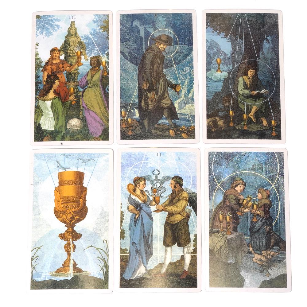 Terra Volatile Deluxe Silber Tarot Geschenkset mit lasergeprägtem Hardcover.