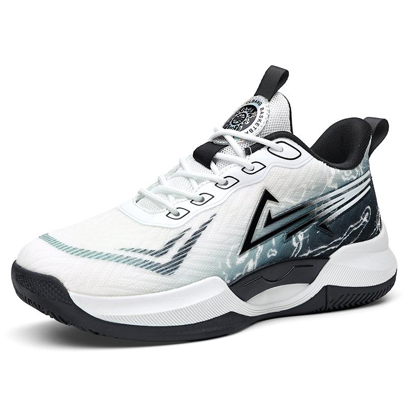 Mandarin Duck Two-color Basketball Shoes, Teenagers and Older Children, Actual Combat, Cement Game Training Shoes, Students, Sports Shoes, Men