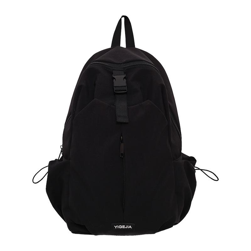Schoolbag trendy brand backpack men's large-capacity simple fashion travel bag high school college student schoolbag women's leisure commuter backpack