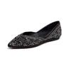 Pointed single shoes women's summer 2025 new Korean version tide shallow mouth flat shoes ladyshoes Doudou shoes student shoes lady shoes