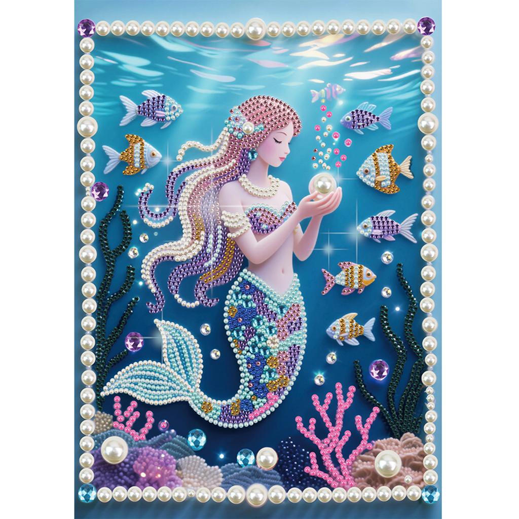 Dream DIY Partial Diamond Pearl Painting Art Kits 30x40cm Pearl Art Painting Special Shape for Adults/Beginners Gift Home Decor