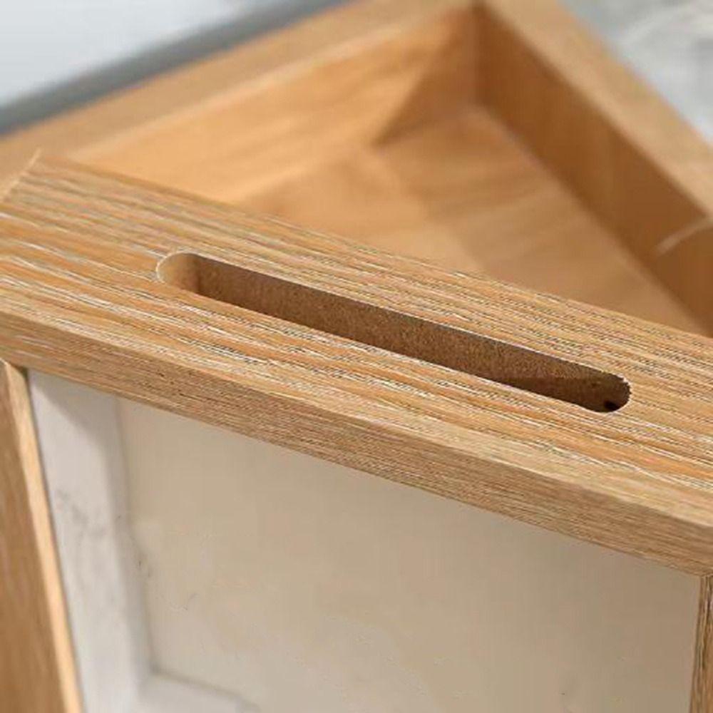 Wooden Adventure Archive Box Transparent Ticket Shadow Box Multifunctional Picture Frame Friends