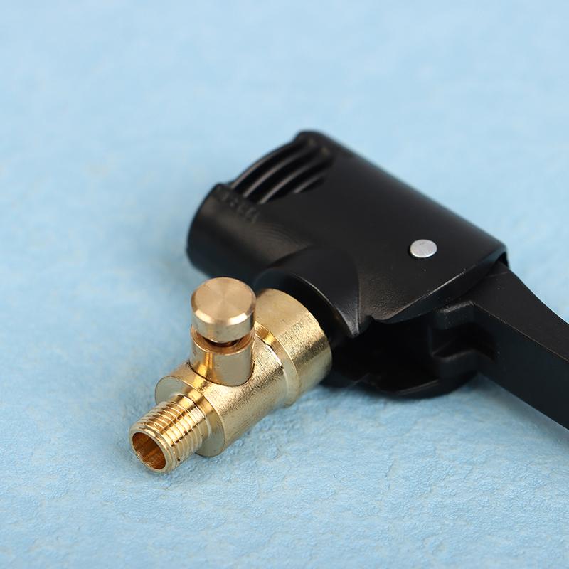 2-In-1 Deflated Schrader/Presta Valve Adapter Portable Tire Air Pump Nozzle Hose Tire Inflator Chuck Inflatable Pump Connector