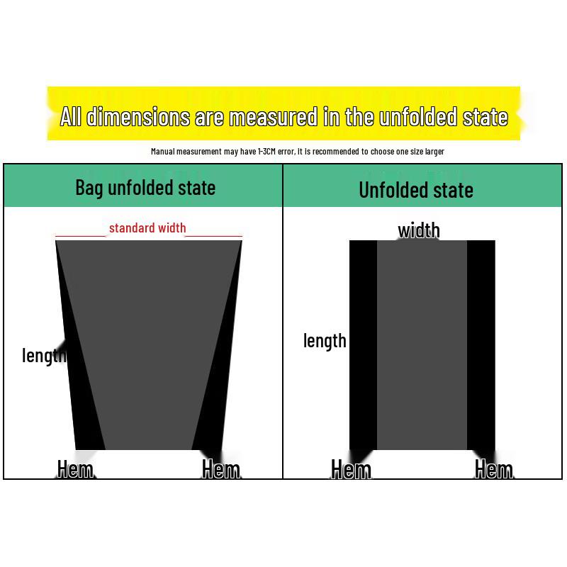 JieYouJia JY43 Extra Thick Degradable Flat-Top Garbage Bags