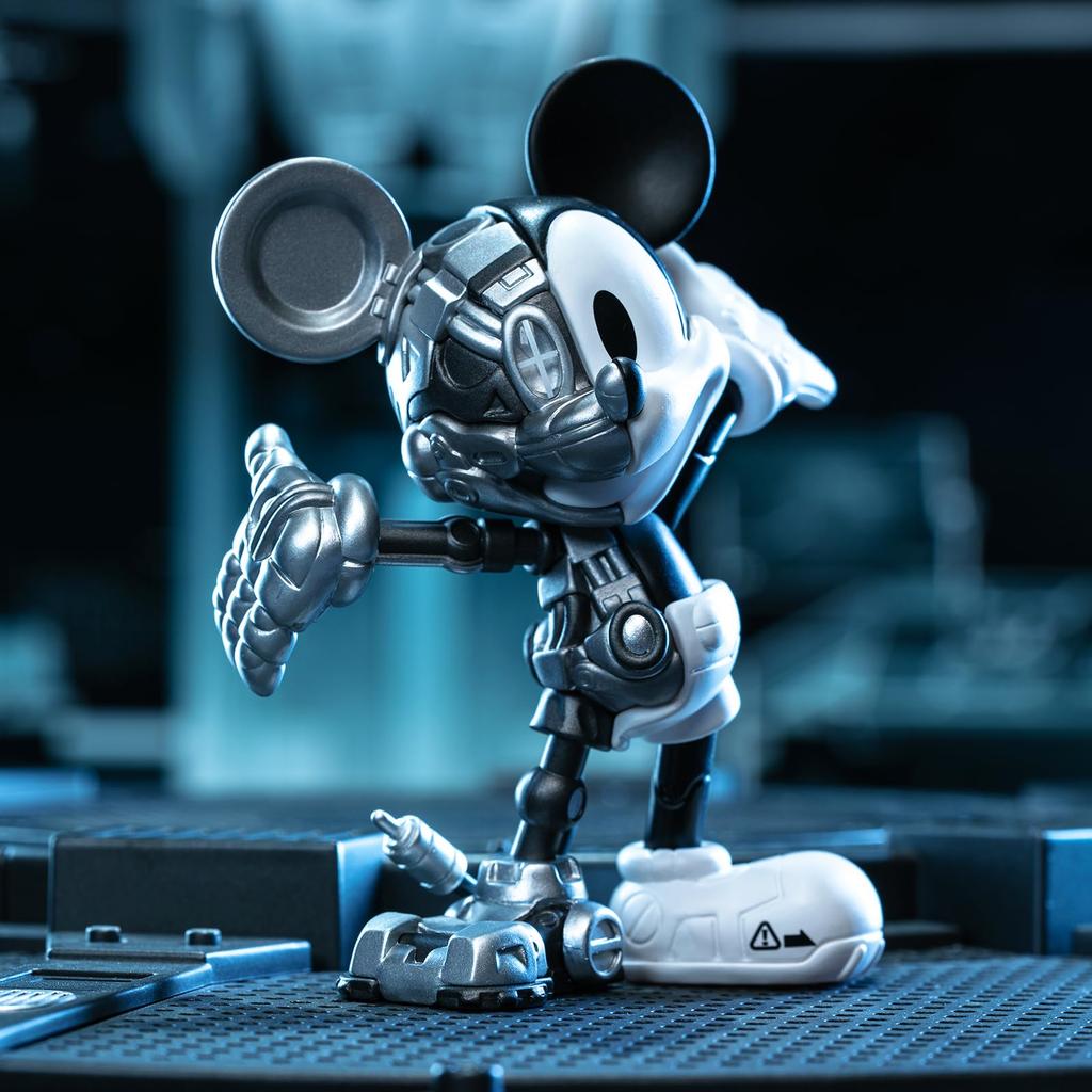 52TOYS BLINDBOX X MICKEY MOUSE [CYBORG SERIES] Trading Figure, Blind Box, Collectible Figure, Mickey Mouse, Pre-painted, Gachapon, Desktop