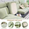 Jacquard-Sofabezug, elastischer Sofabezug, Möbelschutz für Haustiere, waschbar, abnehmbarer Sofa-Sitzkissen-Schonbezug