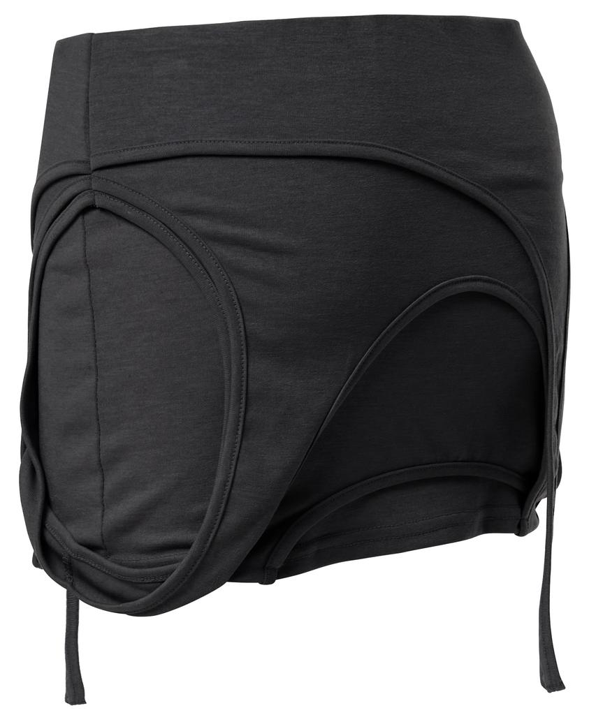 Peulleeoeob 4-Layered Skirt (Fl-268_Black)