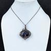 Lapis Lazuli 999 Copper Wire Wrapped Pendant, Handmade Gemstone Tree Of Life Pendant Jewelry, Gifts For Wife Brand New Pendant