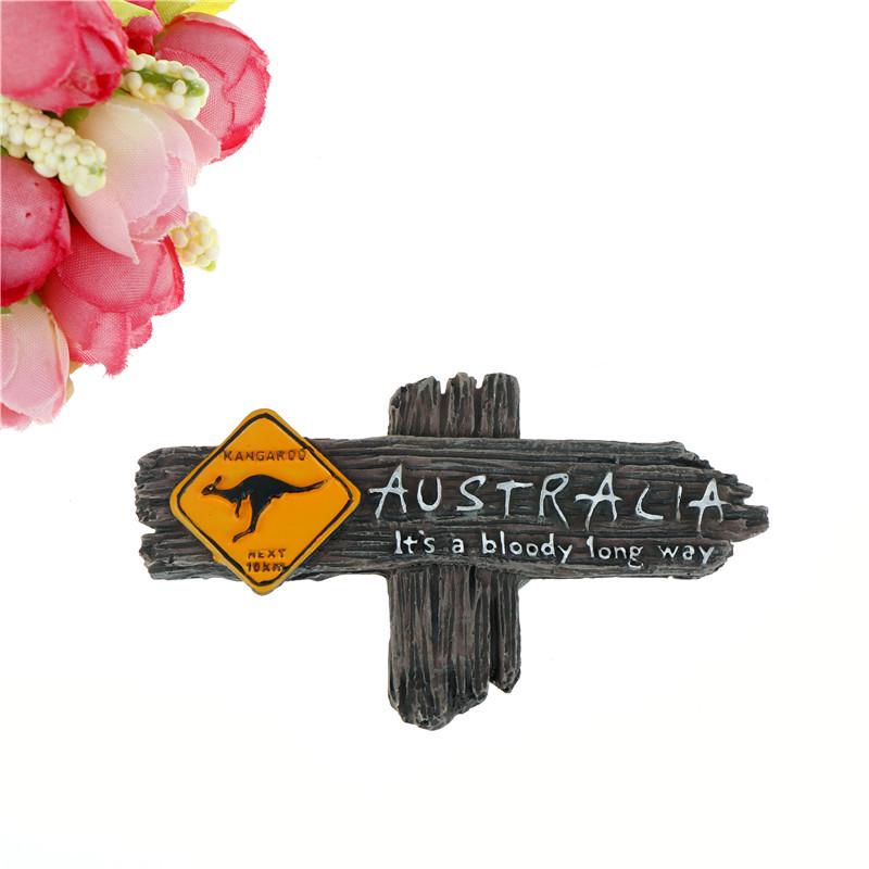 Buy Tourist Souvenir Resin 3D Fridge Kangaroo Australia Travel