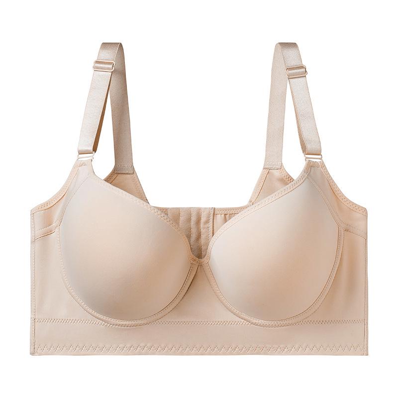 Plus Size Seamless Support Bra: Anti-Sag, 8-Row Adjustable, Shaping, Side Support for Women