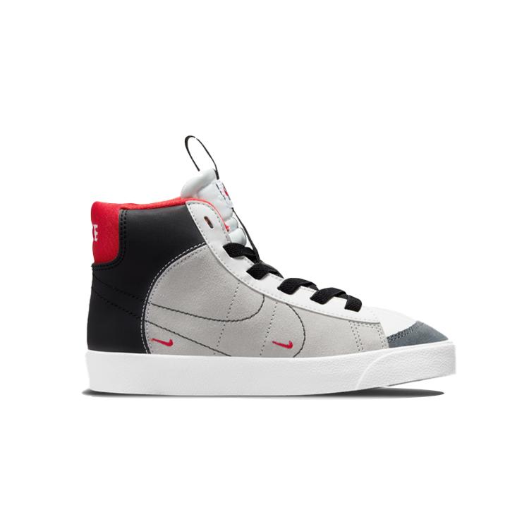 New Nike Blazer 77 SE D Mid Top Skateboard Shoes Black Gray White Children Aged 3 7 Years Old DH8641-100