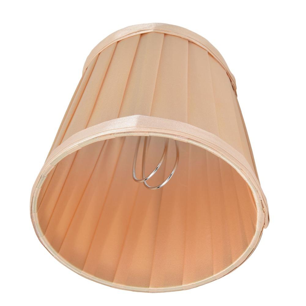2PCS Clip On Design Small Lamp Shades Fabric Modern Simple Lampshade Simple Lamp Shades  Chandelier