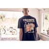 Motorcycle Style Graphic T-shirt Cotton Men's Summer Street Hip Hop Oversize Y2k Back Print Tee Female Male Clothing High Quality Clothing