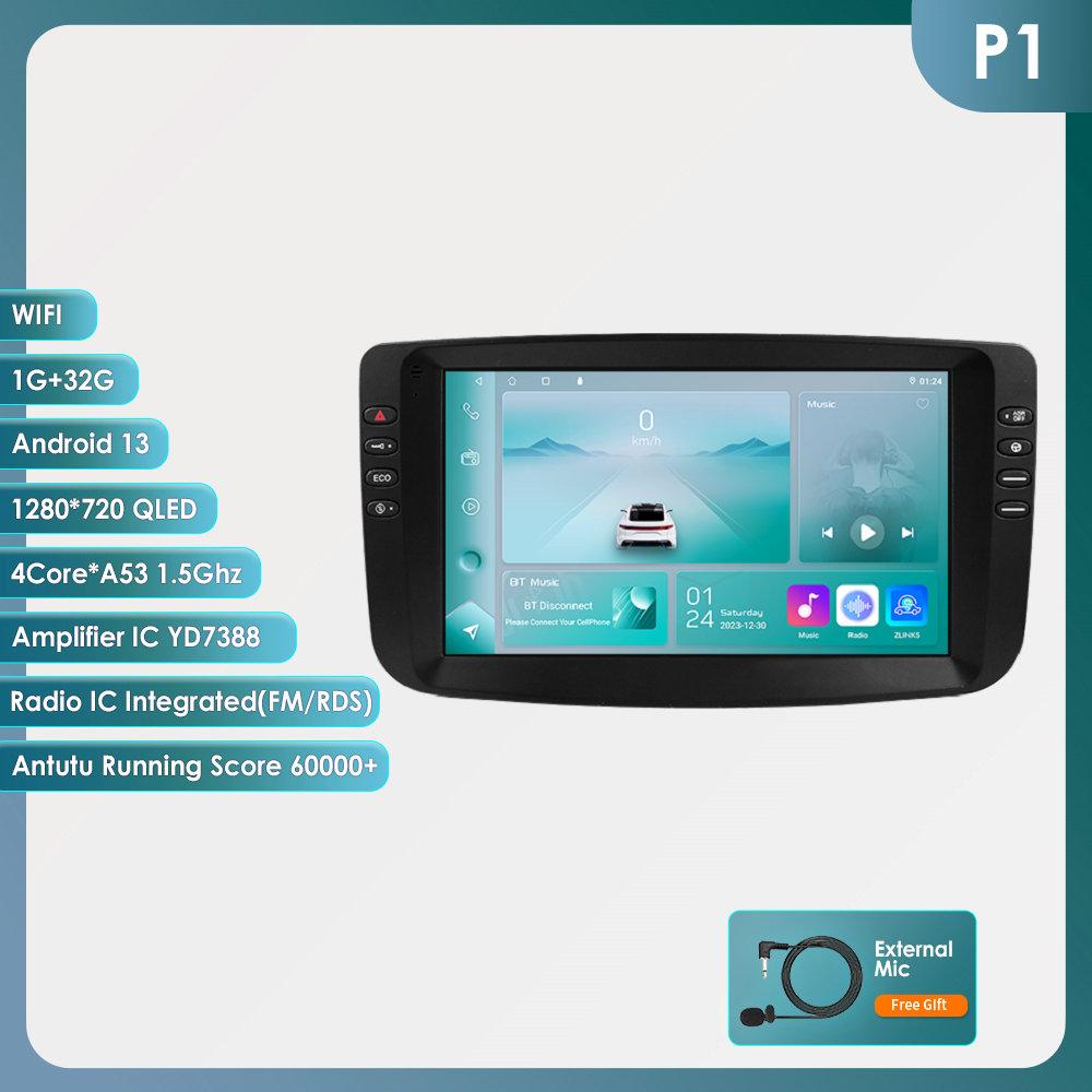 

9-дюймовый Carplay 4G 2 Din Android 13 автомобильное радио для Fiat Linea 2012 - 2015 Fiat Punto EVO мультимедийный видеоплеер Navi GPS DSP WIFI интеллектуальный экран P1 4Core 1G 32G