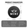 2 Pièces Sous-verre en Cuir Anti-bruit Coussinet pour Tasse à Eau Pour BMW MINI WORKS One Cooper JCW R60 R59 R58 R57 R56 R55 R53 R52 F55 F56