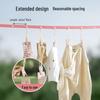 Portable Adjustable Clothesline for Travel and Outdoor Use