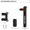 Mini Bike Pump Aluminum Alloy Portable Hand Tire Tube Inflator For Schrader Presta Valve AV FV MTB Road Bicycle CO2 Air Pump