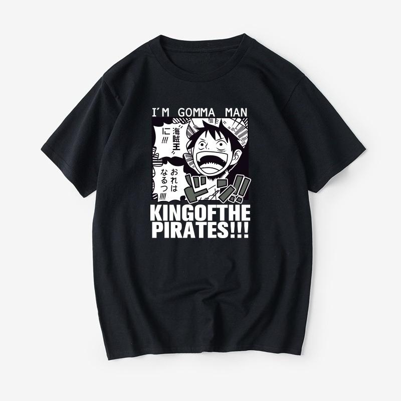 

Bandai One Piece Cartoon Character TShirt Casual Streetwear Loose Tops Summer Short Sleeve Tee for Unisex Women S